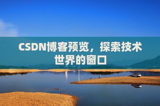 CSDN博客预览,探索技术世界的窗口